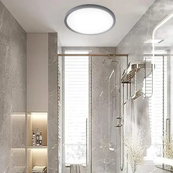 Tronic Ceiling Light LED Round Slim 26W - Sleek Black Finish