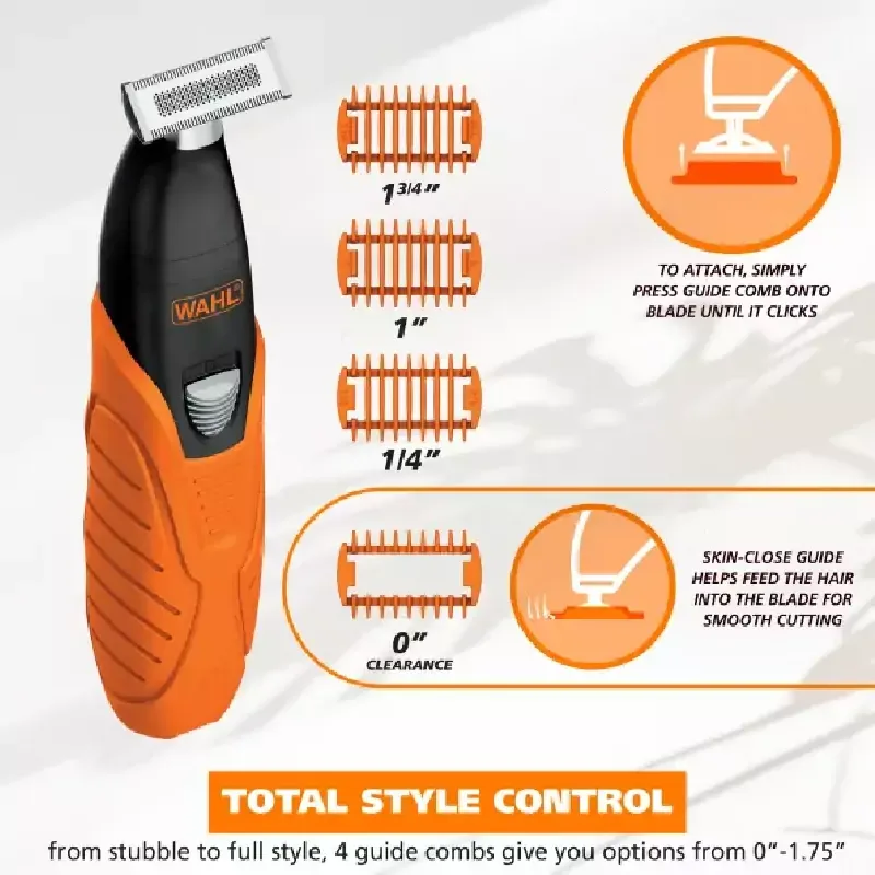 Wahl Hybrid Electric Razor & Beard Trimmer TrimNinja™ with 4 Guide Combs 3031009