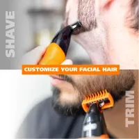 Wahl Hybrid Electric Razor & Beard Trimmer TrimNinja™ with 4 Guide Combs 3031009