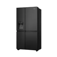 Hisense Refrigerator 601L Side By Side Door, Water & Ice Dispenser, Black Stainless Steel H780SB-IDL