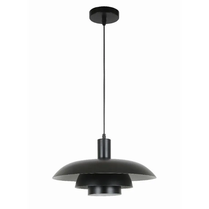 Tronic Contemporary Black Pendant Light