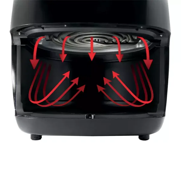Hisense Digital Air Fryer 3.5L 1400W, LED Control Panel, Adjustable Thermostat, Non-Stick Basket, 9 Preset Programs H04AFBK1S1