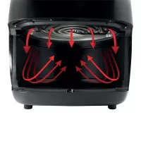 Hisense Digital Air Fryer 3.5L 1400W, LED Control Panel, Adjustable Thermostat, Non-Stick Basket, 9 Preset Programs H04AFBK1S1