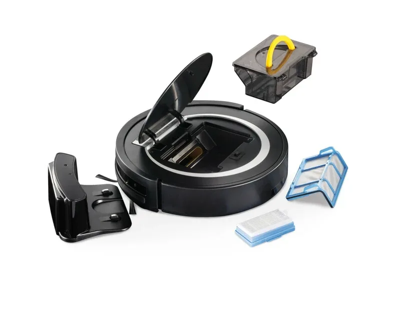 Kenwood Vacuum Cleaner 0.3l Robotic 0.5 Kpa Vrp10.000bk - 0.3L Removable Dust Compartment With Main Filter, Hepa Filter Cleaning Brush Remote Control