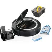 Kenwood Vacuum Cleaner 0.3l Robotic 0.5 Kpa Vrp10.000bk - 0.3L Removable Dust Compartment With Main Filter, Hepa Filter Cleaning Brush Remote Control