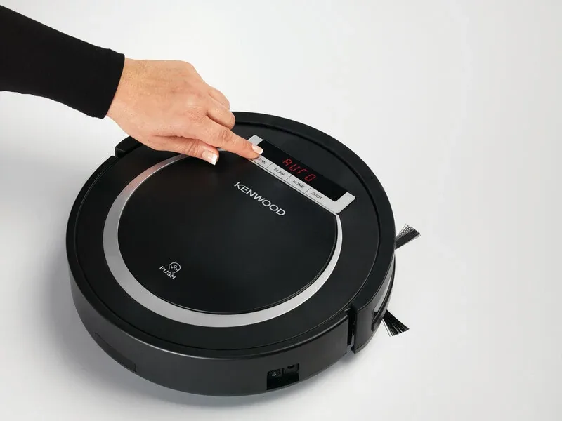Kenwood Vacuum Cleaner 0.3l Robotic 0.5 Kpa Vrp10.000bk - 0.3L Removable Dust Compartment With Main Filter, Hepa Filter Cleaning Brush Remote Control