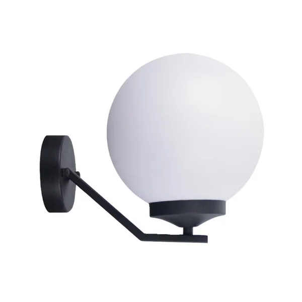 Tronic Globe Black Wall Light