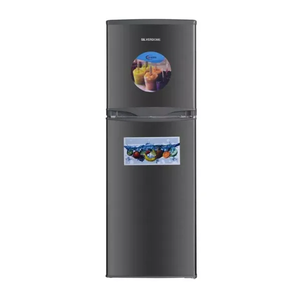 SilverDome Refrigerator 126L Double Door Top Freezer Defrost RFD-144