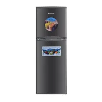 SilverDome Refrigerator 126L Double Door Top Freezer Defrost RFD-144