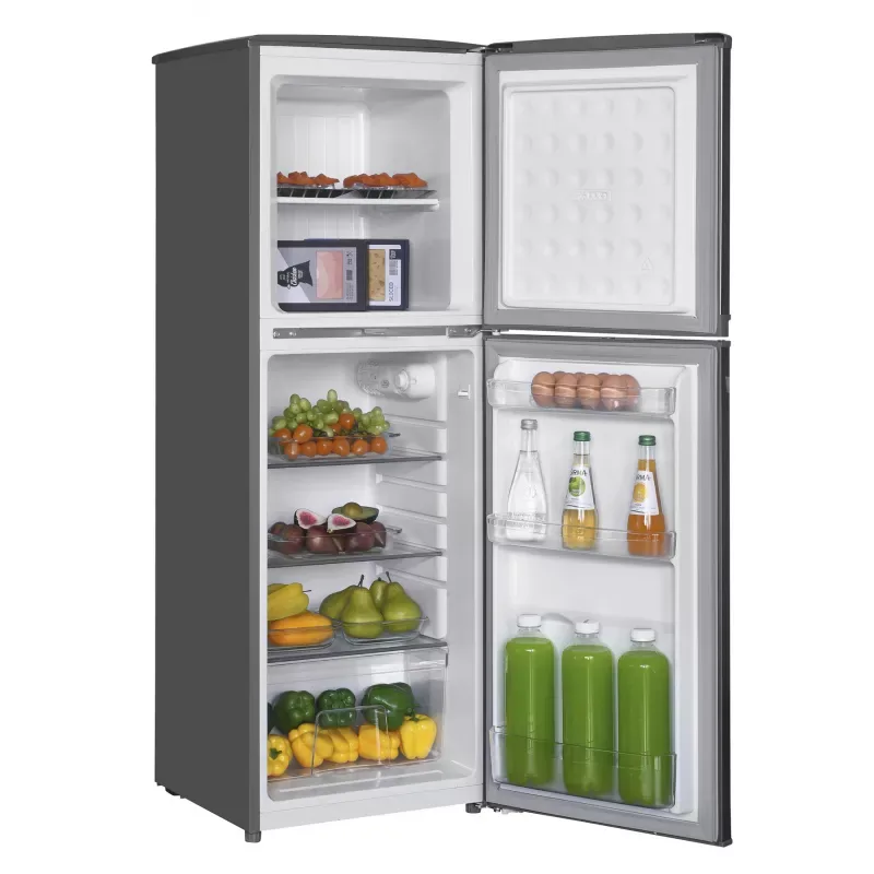 SilverDome Refrigerator 126L Double Door Top Freezer Defrost RFD-144
