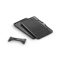 Delonghi Digital Contact Grill 2000W, 6 Cooking Functions, Removable Dishwasher-Safe Plates CGH1012D