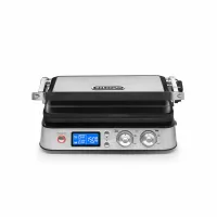 Delonghi Digital Contact Grill 2000W, 6 Cooking Functions, Removable Dishwasher-Safe Plates CGH1012D