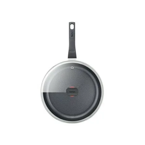 Tefal Sautepan 26cm Easy Cook Titanium Nonstick Thermo Signal B5543302 - Aluminium Material With Heat Indicator Dishwasher Safe And Pfoa Safe