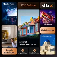 Hisense 32" LED HD Vidaa Smart TV, Natural Colour Enhancer, Dolby Audio, 32A4Q
