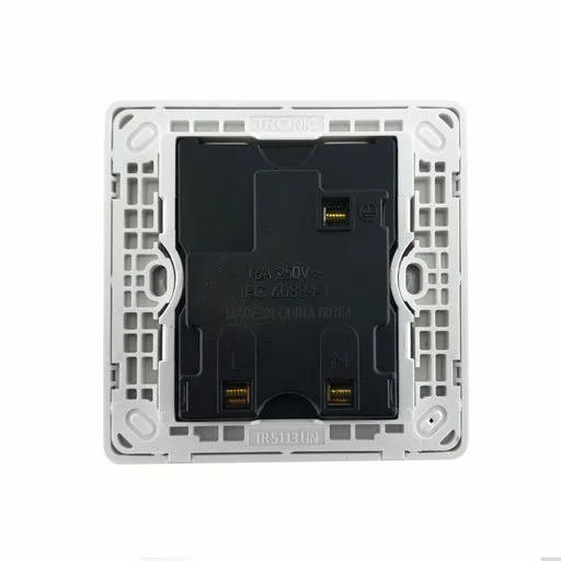 Tronic Single Universal Switch Socket With USB