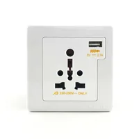 Tronic Single Universal Switch Socket With USB