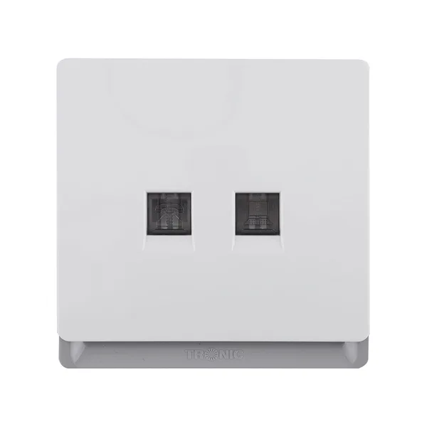Tronic Ivory Telephone + PC Socket (CAT6)