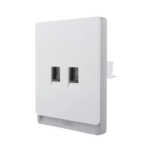 Tronic Ivory Telephone + PC Socket (CAT6)