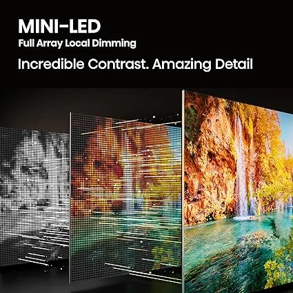 Hisense 65" ULED 4K Smart TV - Mini-LED, Dolby Vision HDR 10+, Dolby Atmos, Voice Control, Google TV, 65U6N-PRO.