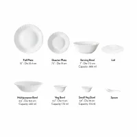 La Opala Dinner Set White Classique 38 Pieces LC038