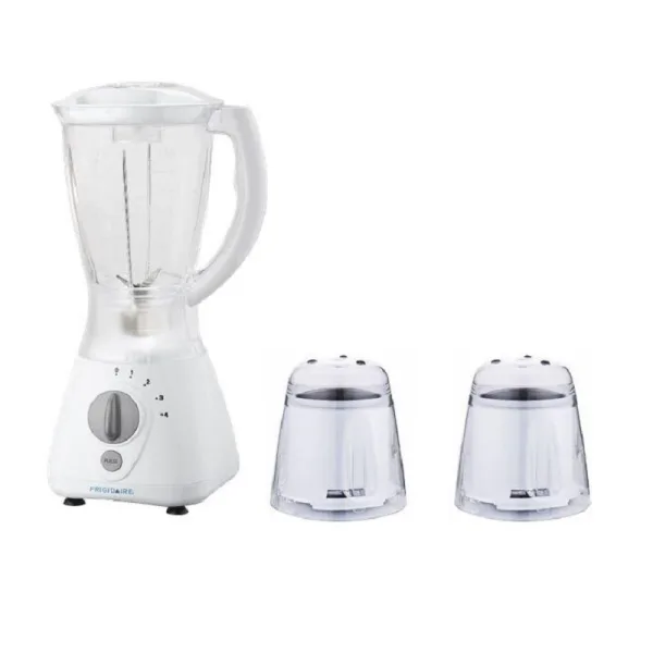 Frigidaire Blender 1.5L with 2 Grinders 550W 4 Diff Speeds and Pulse Function 4 Wings Stainless Steel Blades FD5157