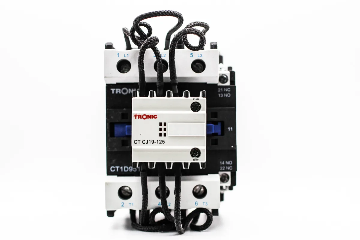 Tronic Capacitor Duty Contactor 60KVAR 400V/440V - CT CJ19-125
