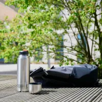 Tefal Senator Thermal Bottle 0.7L Stainless Steel, Silver Robust Construction With Double Walled Safe Lock Thermos Insulated Vacuum Flask K3063314