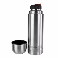 Tefal Senator Thermal Bottle 0.7L Stainless Steel, Silver Robust Construction With Double Walled Safe Lock Thermos Insulated Vacuum Flask K3063314
