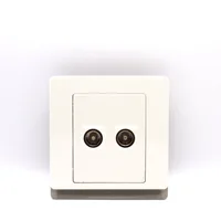 Tronic Dual (2G) TV Socket - Ivory