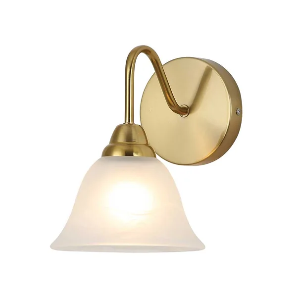 Tronic Frosted Bell Glass Wall Light