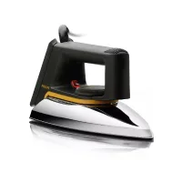Philips Dry Iron, 1000W, Non Stick, Aluminium Soleplate, 3 Pin Plug, Easy Tempreture Control, 1.9m cord Length HD1172