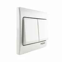 Tronic Big Button 2 Gang 2 Way Switch