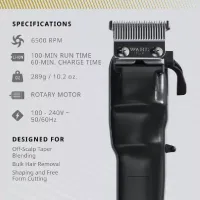 Wahl Professional Cordless Clipper, Super Taper X with Stagger-Tooth™ T-Blade, Crunch Blade Technology 3026472