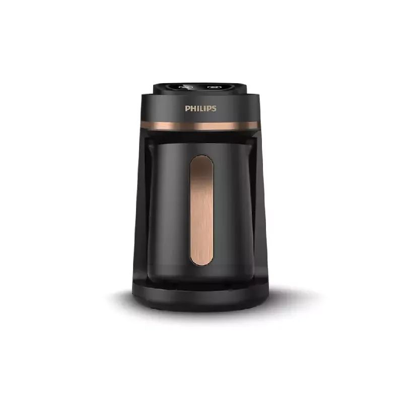 Philips Turkish Coffee Maker 5000 Series 735W with Slow Brew Function, 4 Cups Capacity, Overheat+Overflow Protection, Easy-touch Buttons HDA150/62