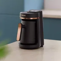 Philips Turkish Coffee Maker 5000 Series 735W with Slow Brew Function, 4 Cups Capacity, Overheat+Overflow Protection, Easy-touch Buttons HDA150/62