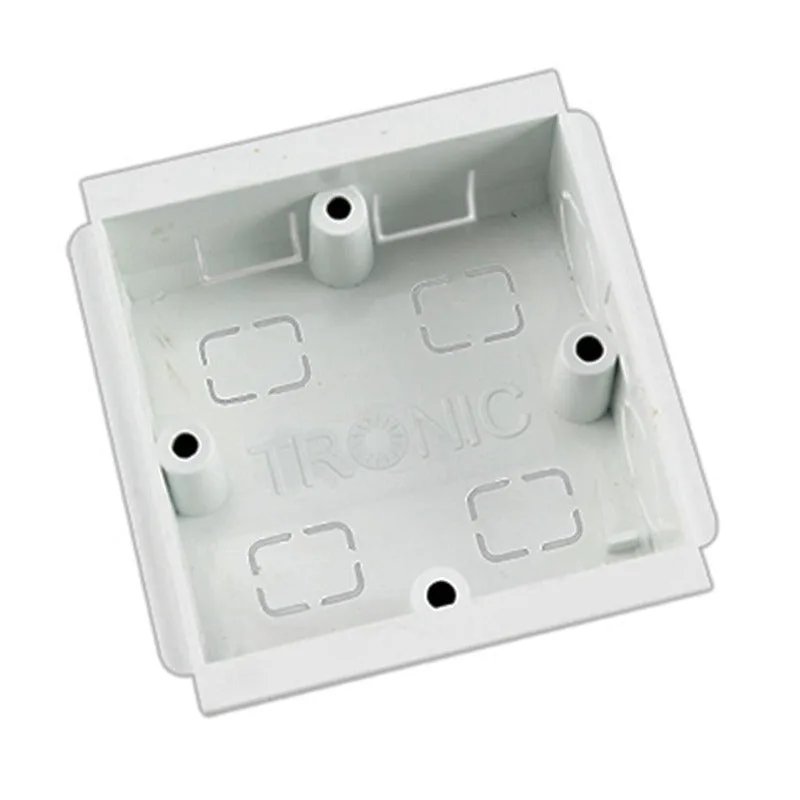 Tronic Compartment PVC Trunking Single Box 100mmx50mm