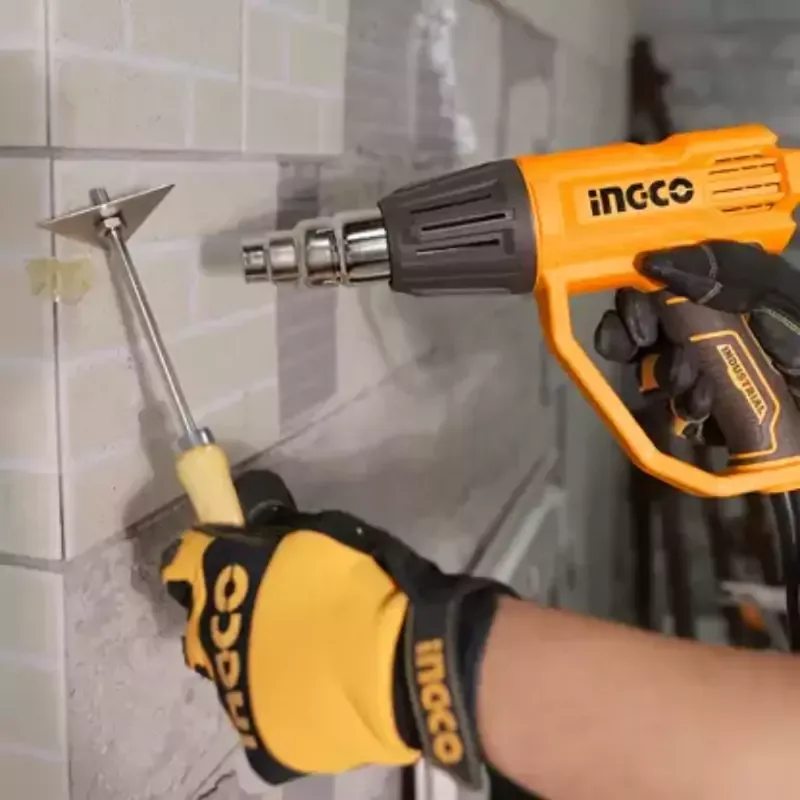 Ingco Electric Heat Gun 2000W with 3pcs Nozzle & 1 Scraper HG200078