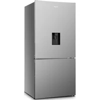 Hisense Refrigerator 463L, Double Door Bottom Freezer, Water Dispenser, Precise Temperature Control, A+ Energy Saving H610BS-WD