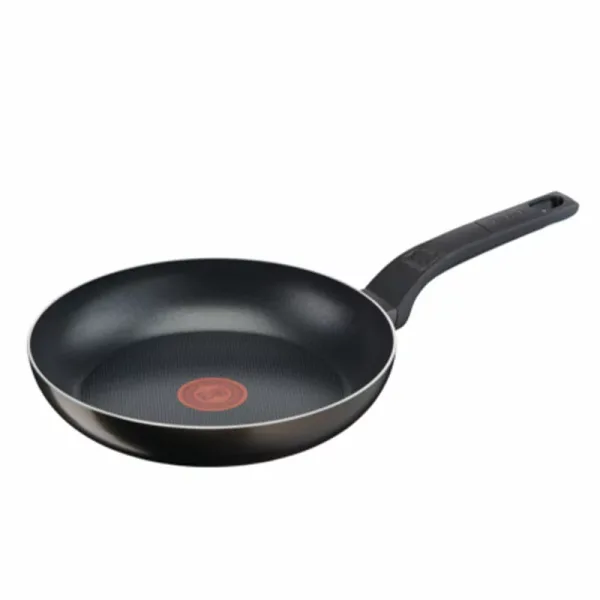 Tefal Frypan 30cm Easy Cook Titanium Nonstick Thermo Signal B5540702 - Aluminium Material With Heat Indicator Dishwasher Safe And Pfoa Safe