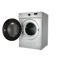 Hisense Dryer 8kg, Front Load, Fuzzy Control, LED Display, Double Water Inlets, Power Off Memory, Stainless-Steel Tub, Crease-Resist, Silver DV1W801UT
