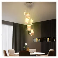 Tronic Artistic LED Pendant Chandelier Modern Flowing Design for Luxury Interiors