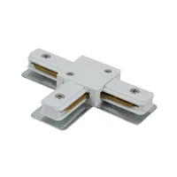 Tronic White Tracklight Connector with 2 Wires