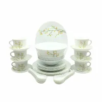 La Opala Dinner Set Citron Weave Classique 38 Pieces LW038