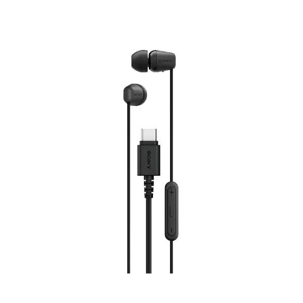 Sony Wired In Ear Type C Headphone with InLine Remote for Volume & Mute Function with Mic IER-EX15C BXE