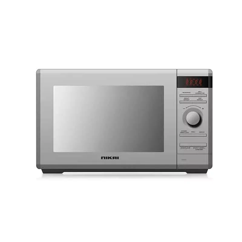 Nikai Microwave 36l Digital 11 Power Levels with Grill Function 1100W NMO360MDG 95 Mins Timer 11 Power Levels 7 Auto Menus