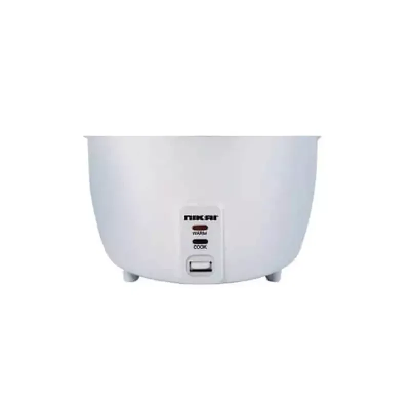 Nikai Rice Cooker 1.8L Keep Warm Function Teflon Coated Inner Pot 700W NR672N1 Aluminum Steamer Detachable Power Cord Indicator Lights