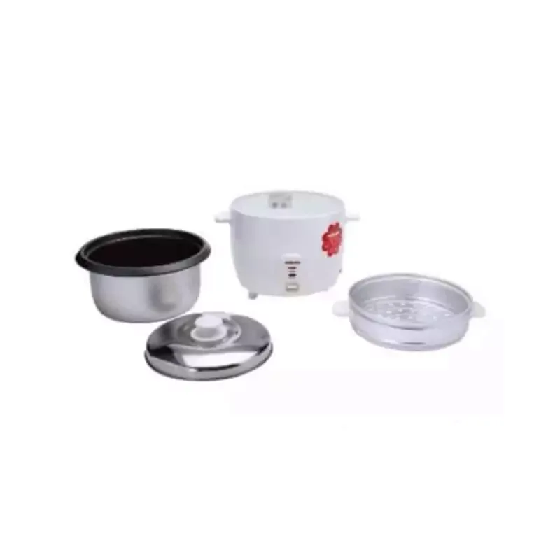 Nikai Rice Cooker 1.8L Keep Warm Function Teflon Coated Inner Pot 700W NR672N1 Aluminum Steamer Detachable Power Cord Indicator Lights