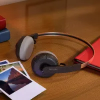Philips Wireless On-Ear Headphones, 26H Playtime, Bluetooth Multipoint, Type C Port TAH2000BK/97