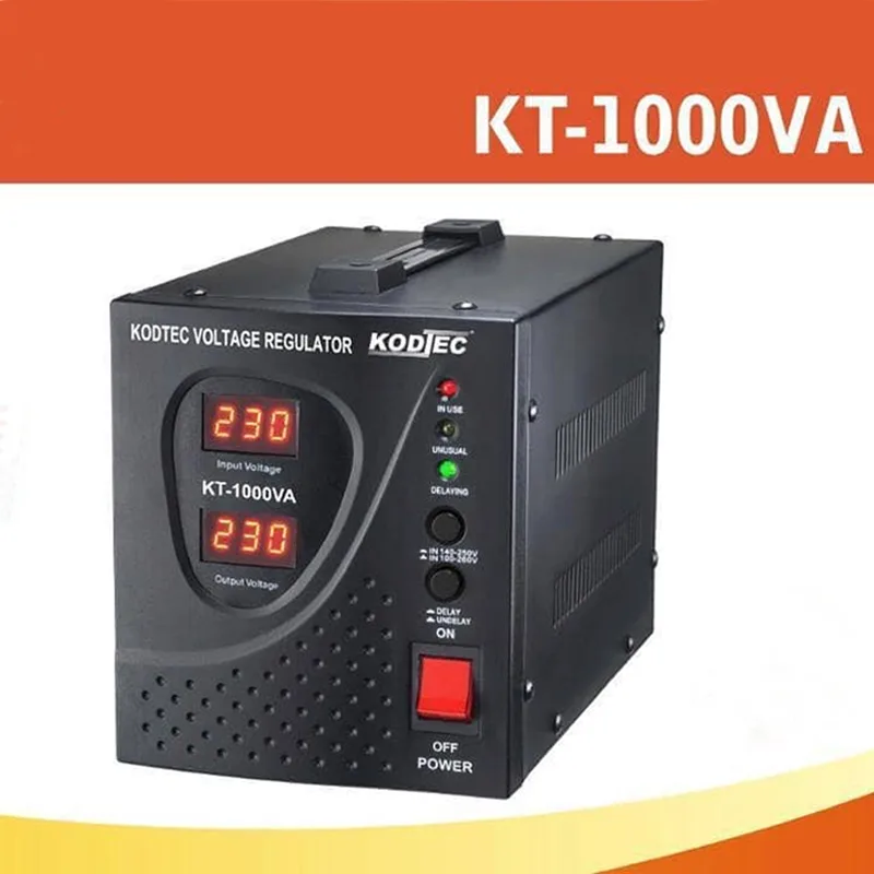 Kodtec Voltage Regulator Stabilizer 1000W KT-1000VA 2 Kodtec Voltage Regulator Stabilizer 1000W KT-1000VA