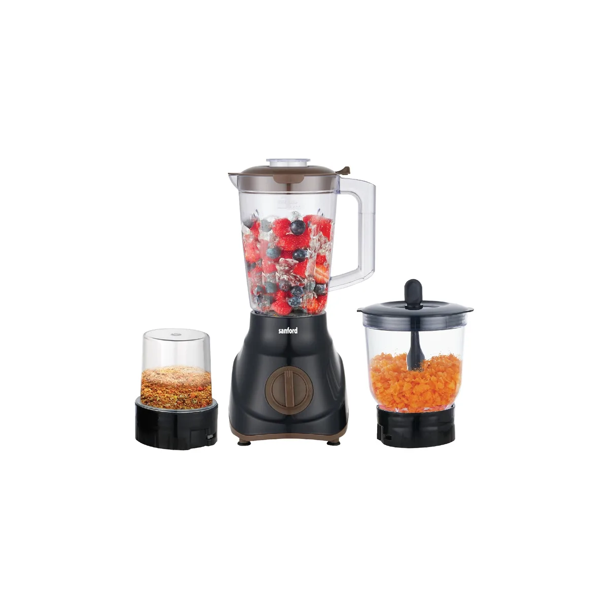 Sanford 3In1 Blender 1.5L Unbreakable Jar 600W - SF6809BR